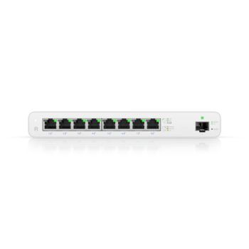 UBIQUITI UISP Router, 8-Port GbE Ports w/ 27V Passive PoE, For MicroPoP Applications, 110W PoE Budget, Fanless