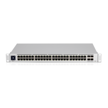 UBIQUITI UniFi 48 port Managed Gigabit Layer2 & Layer3 Switch - 48x Gigabit Ethernet Ports, 4x SFP+ Ports - Touch Display - GEN2