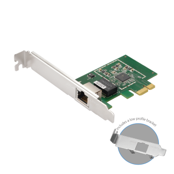 EDIMAX EN-9225TX-E 2.5 Gigabit Ethernet PCI Express Server Adapter, PCIE Gen 2 x 1, 16K Jumbo Frames, Supports IEEE 802.1Q/QOS/VLAN ID Tagging