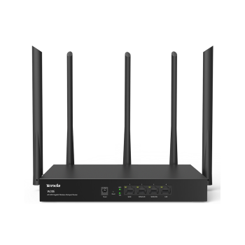 TENDA W20E AC1350 Gigabit Wireless Load Balance Router, 500 Square Meters, 867/450Mbps, 100 Users, Gigabit Port, Remote Domain Maintenance, Metal Case