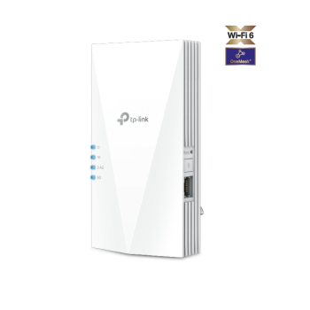 TP-LINK RE505X AX1500 Wi-Fi Range Extender, WIFI6, OneMesh, Whole Home Coverage, AP Mode, Gigabit Ethernet Port