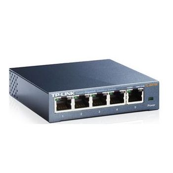 TP-LINK SG105 5port Switch Desktop,Gigabit,Steel Case