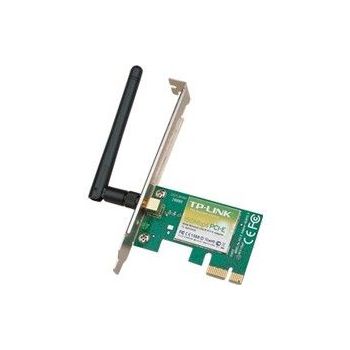 TP-LINK TL-WN781ND N150 Wireless N PCI Express Adapter 2.4GHz (150Mbps) 802.11bgn 1x2dBi Detachable Omni Directional Antennas WPA/WPA2