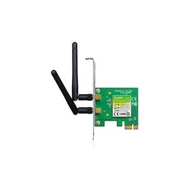 TP-LINK TL-WN881ND N300 Wireless N PCI Express Adapter 2.4GHz (300Mbps) 802.11bgn 2x2dBi Detachable Omni Antennas MIMO with Low Profile Bracket