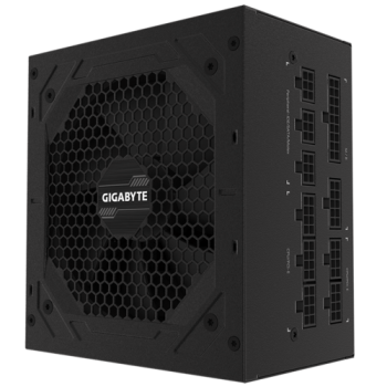 GIGABYTE P750GM 750W ATX PSU Power Supply 80+ Gold >90% Modular 2x8 Pin120mm Fan Black Flat Cables Single +12V Rail Japanese >100K Hrs