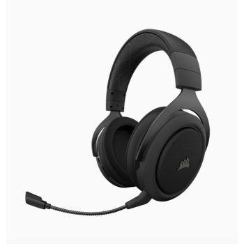 Corsair HS70 Pro Wireless Gaming Headset Carbon. 7.1 Sound, Up to 16hrs of Playback. PC and PS4 Compatible. s