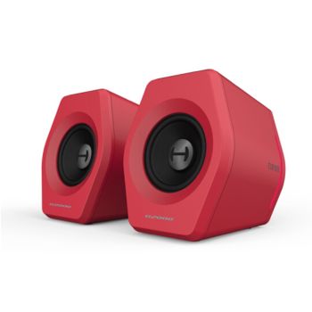 EDIFIER G2000 Gaming 2.0 Speakers System - Bluetooth V4.2/ USB Sound Card/ AUX Input/RGB 12 Light Effects/ 16W RMS Power Red