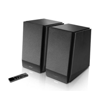 Edifier R1855DB Active 2.0 Bookshelf Speakers - Includes Bluetooth, Optical Inputs, Subwoofer Supported, Wireless Remote