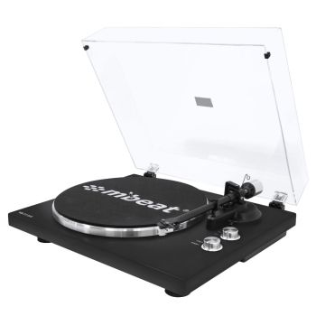 MBEAT PT-18M Bluetooth Turntable Player (MMC, USB, Anti-skating, Preamplifier)--matt black