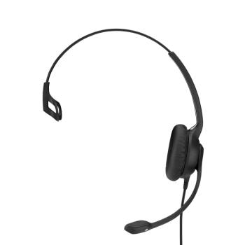 Sennheiser SC230 Wide Band Monaural headset with Noise Cancelling mic - high impedance for standard phones, Easy D - Requires Easy Disconnect Cable