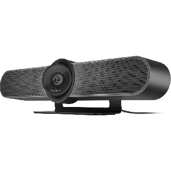 Logitech MeetUp 4K Conferencecam with 120-degree FOV & 4K Optics HD Video & Audio Conferencing Camera System for Small Meeting Rooms