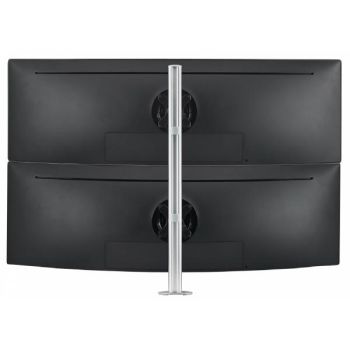 Atdec AWMS-2-LTH75 - Dual Monitor Mount, Curved Monitors, Heavy &amp Large Displays, All-In-One PCs, Vesa 75 x 75, 100 x 100, Weight up to 14KG.