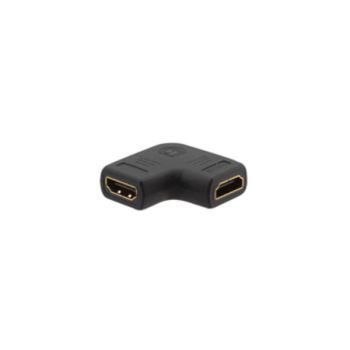 Kramer HDMI F to HDMI F Right-Angled Flat Gender Changer Cable Tools, Adapters &amp Connectors