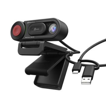 J5create JVU250 USB HD Webcam With Auto &amp; Manual Focus Switch - Switch between Webcamera and Document Camera mode