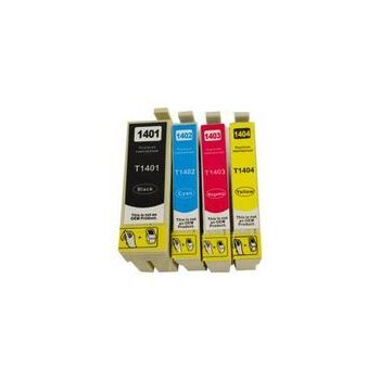 T1401 Series Compatible Inkjet Cartridge Set 4 Cartridges