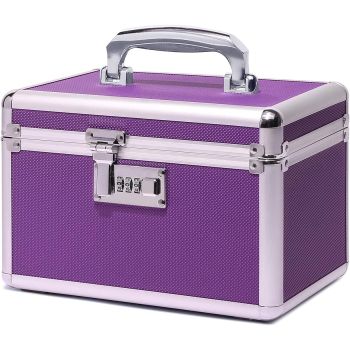 Locking Combination Medicine Box (Purple/Small)