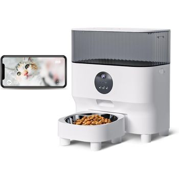 Automatic Pet Feeder with WiFi App and Control Timed Meals