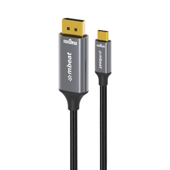 mbeat Tough Link 8K 1.8m USB-C to DisplayPort Cable  