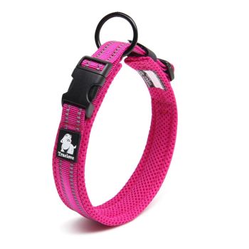 Heavy Duty Reflective Collar Pink 2XS