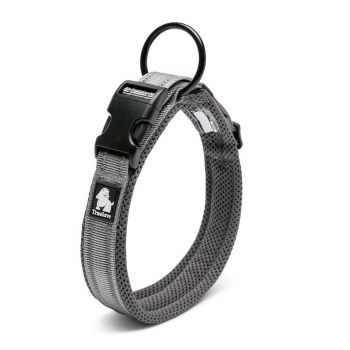 Heavy Duty Reflective Collar Grey XS