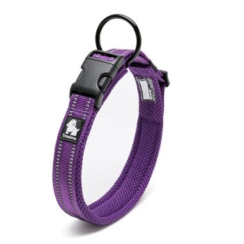 Heavy Duty Reflective Collar Purple 2XS