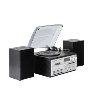 Audio Home Entertainment System (Black) CDs, Vinyl, Bluetooth & More