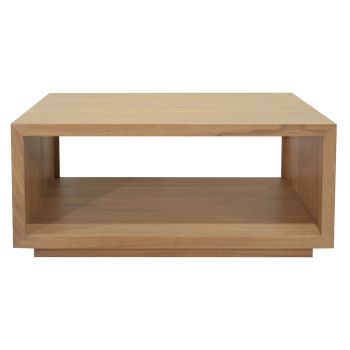 Oscar Solid Mindi Timber Coffee Table (Natural)