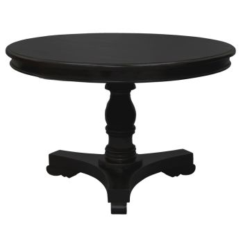 Tasmania Round Dining Table 120 cm (Chocolate)