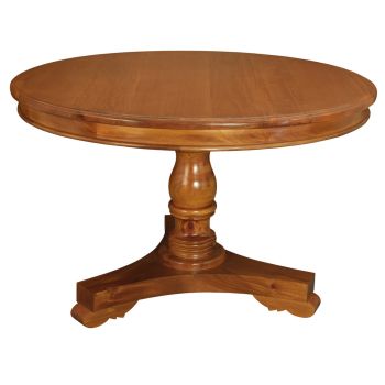 Tasmania Round Dining Table 120 cm (Light Pecan)