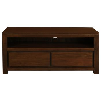 Amsterdam 2 Drawer Entertainment Unit (Mahogany)