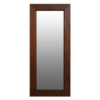 Toby Solid Mahogany Timber Standing Mirror (Mahogany)