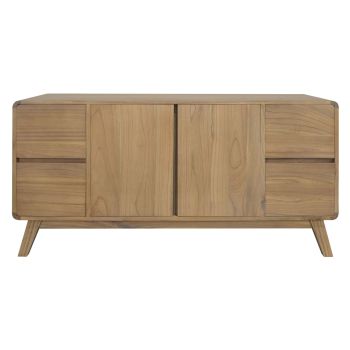 Providence 2 Door 4 Drawer Sideboard (Natural)