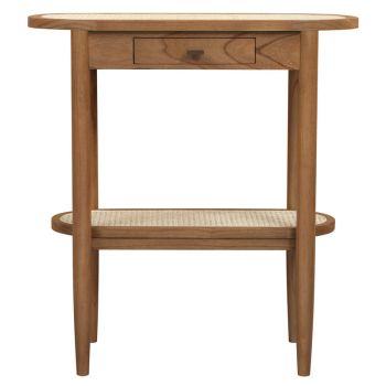 Kelly 1 Drawer Hall Table (Almond)