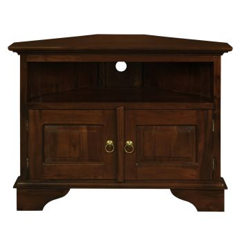 Tasmania 2 Door Corner TV Stand (Mahogany)