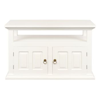 Tasmania 2 Door TV Stand (White)