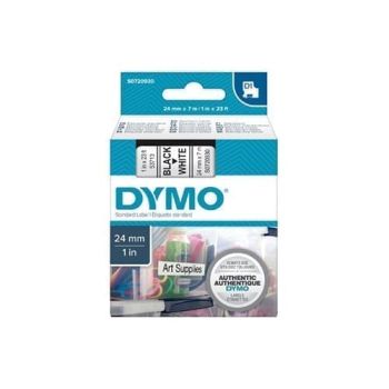 Dymo Blk on Wht 24mmx7m Tape - for use in Dymo Printer