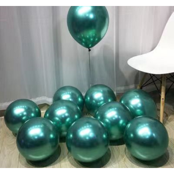 50PCS 5'' Latex Balloon Set Metallic Green Birthday Wedding Party Decoration