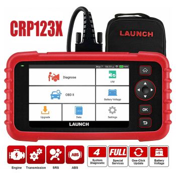 LAUNCH CRP123X Car Scanner OBD2 Code Reader ABS SRS Engine Diagnostic Scan Tool