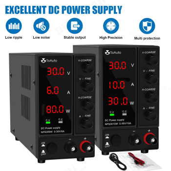 30V 6A DC Bench Power Supply Precision Variable 4 Digital Adjustable Lab Test AU