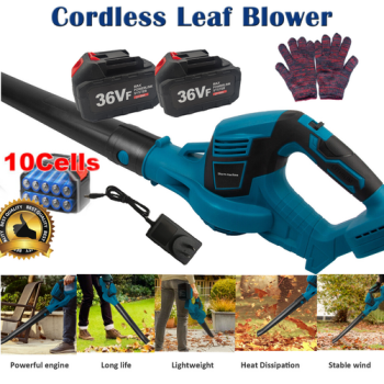 Cordless Garden Leaf Dust Blower Handheld For Makita With 2Battery & Charger 36V