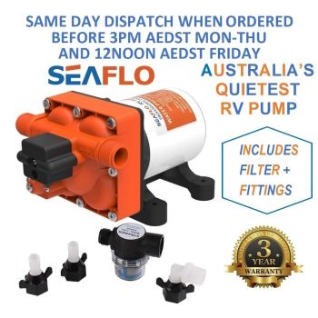 Seaflo 55PSI Pressure 12V Water Pump 11.3LPM For Caravan RV Boat Camper Trailer