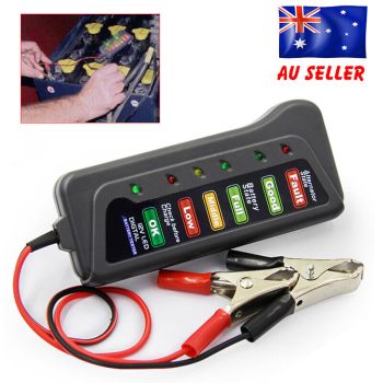 Car Battery Tester Automotive 12V Digital Testing Tool Voltage Analyzer Checker