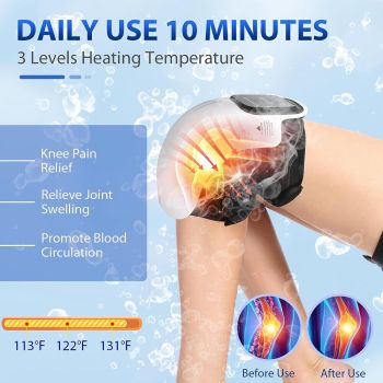 Electric Smart Knee Massager Infrared Heating Therapy Machine Elbow Pain Relief