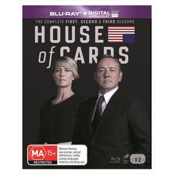 House Of Cards - Season 1-3 | UV - Boxset Blu-ray