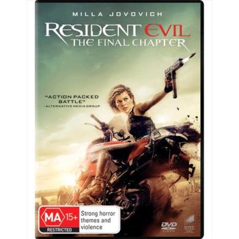 Resident Evil - The Final Chapter DVD