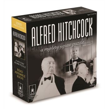 Alfred Hitchcock With Book - 1000 Piece Puzzle