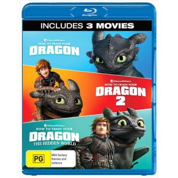 How To Train Your Dragon / How To Train Your Dragon 2 / How To Train Your Dragon - The Hidden World Blu-ray