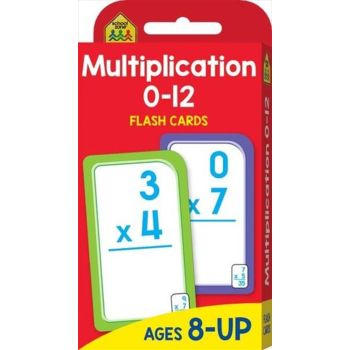 Multiplication 0-12 : School Zone Flash Cards