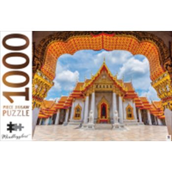 Marble Temple Thailand 1000 Piece Puzzle