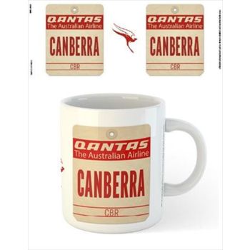 Qantas - Canberra Destination Tag